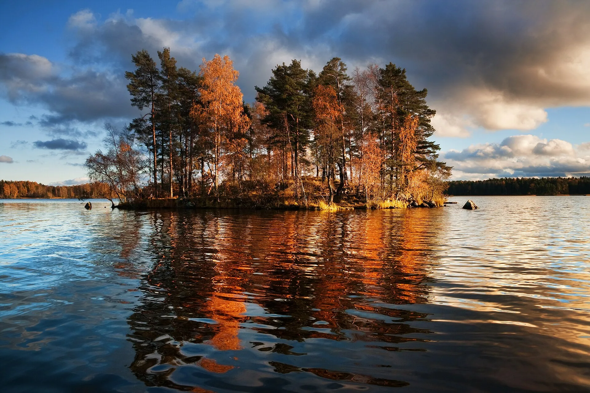 Var står fisken på hösten? Så läser du sjön